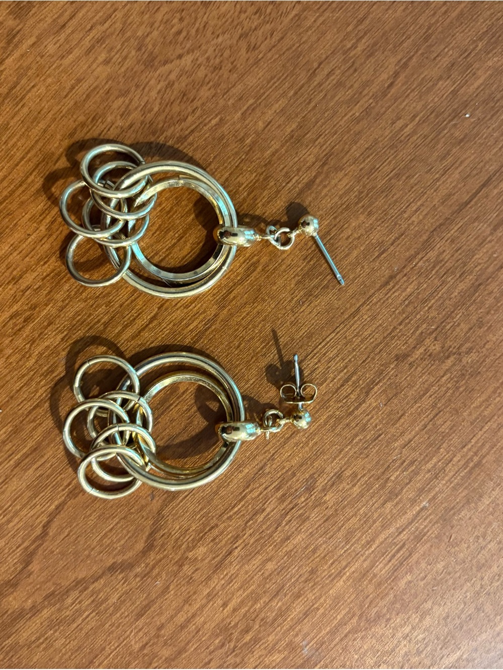 Mixed-Metal Hoop Earrings in Silver & Gold